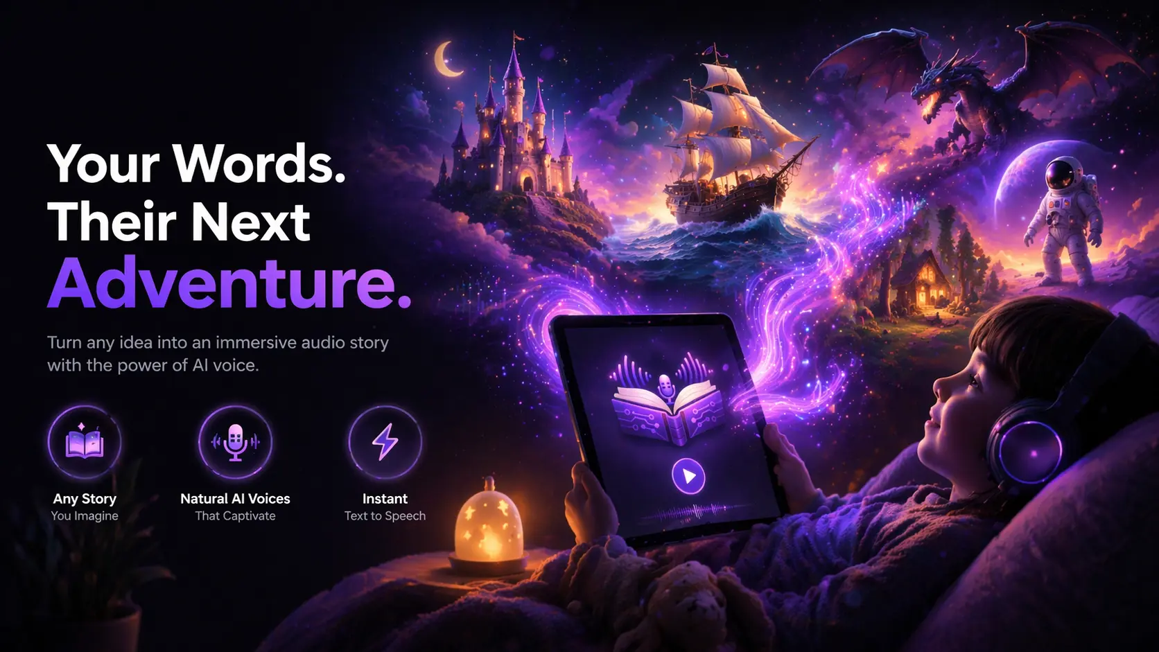 Imagination brought to life with narrated storytelling